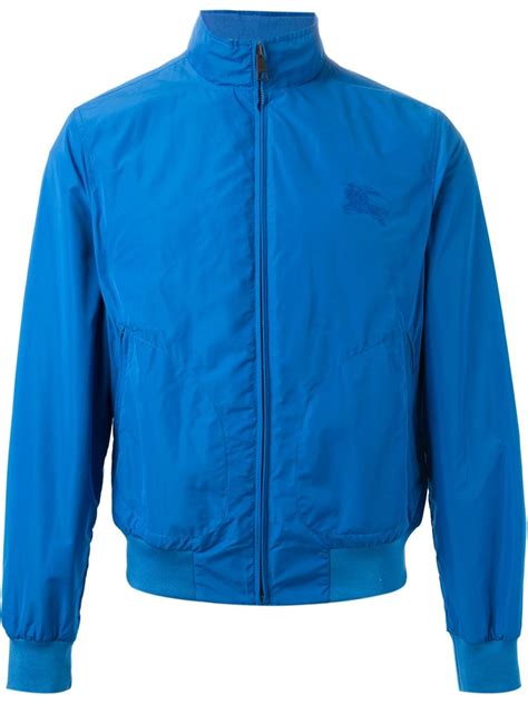 burberry windbreaker blue mens|Burberry brit jacket men's.